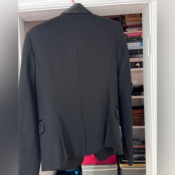 🥂Elegant Vintage Ladies Victoria’s Secret Black Tuxedo Style Suit Jacket Size 12 - Picture 6 of 16